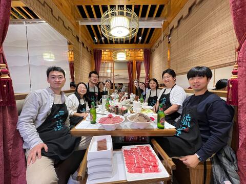 Lab Dinner with the Huang Lab!