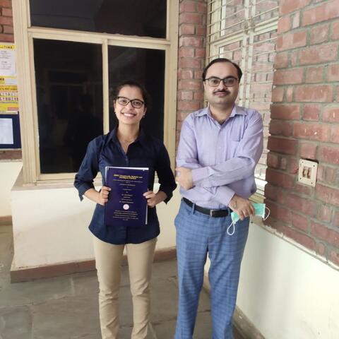 Defended my master's thesis at NSUT