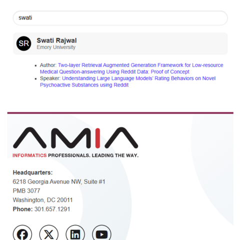 AMIA acceptance