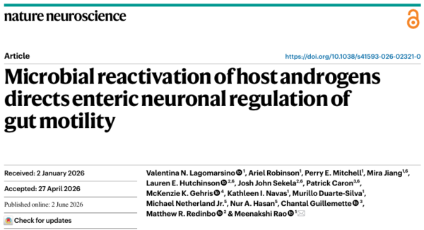 Screenshot of Nature article